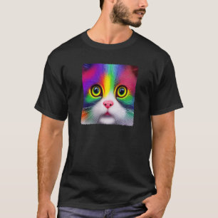 Diversity Love Happiness Peace Creative Cute Rainb T-Shirt
