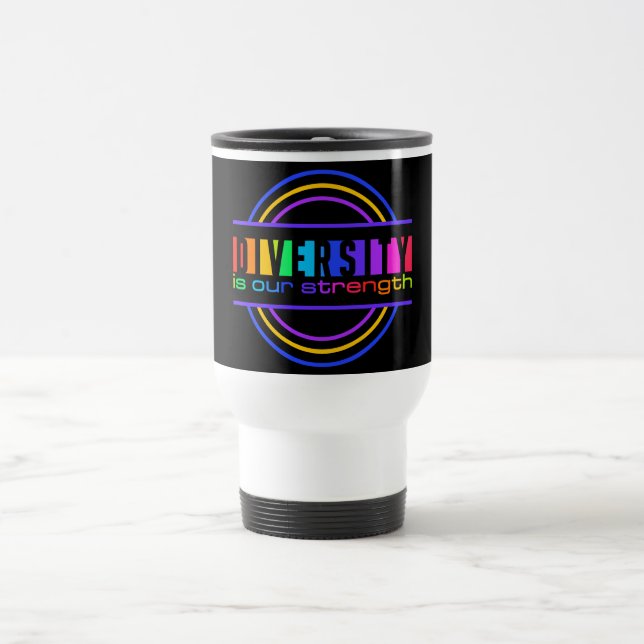 Diversity mug - choose style & colour (Center)