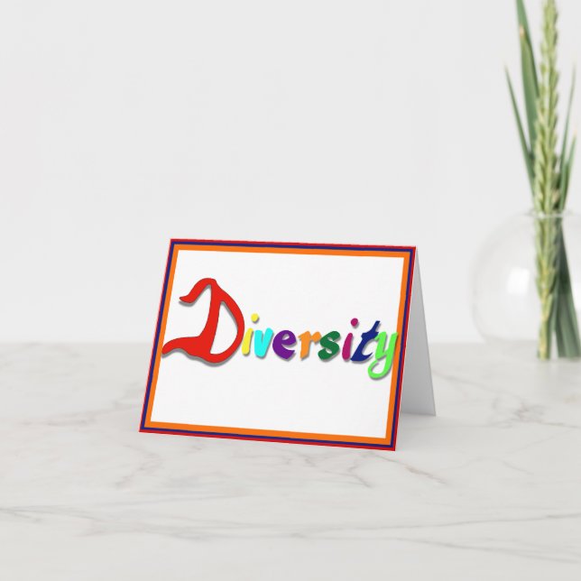 Diversity Note Card (Front)