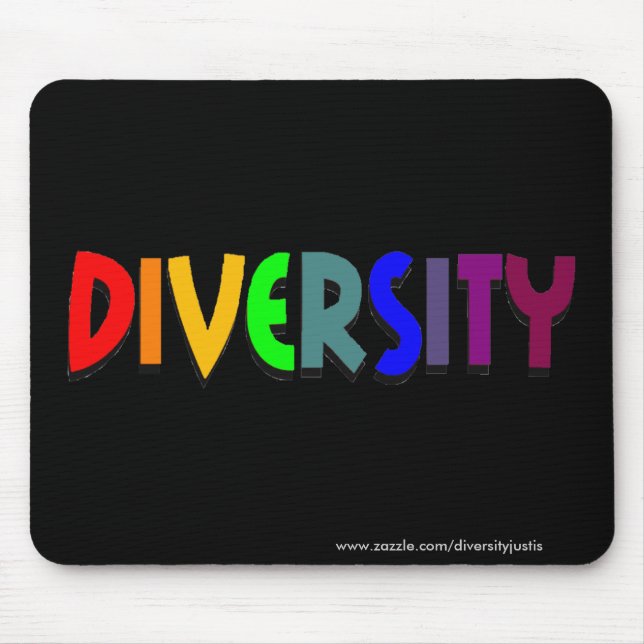 Diversity (Rainbow) Mousepad (horizontal style) (Front)