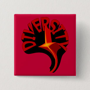 Diversity Swirling Star Button