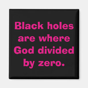 Divide by Zero Math Magnet