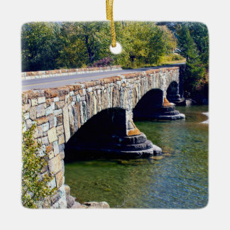 Divide Creek Bridge Ceramic Ornament