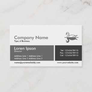 Divided Band - Shades of Grey Business Card