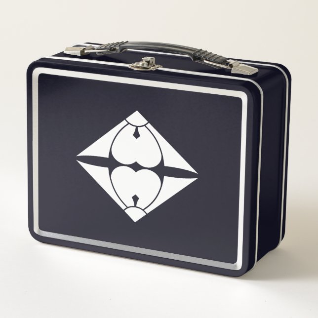 DIVIDED SWORD VINEGAR GRASS RHISHI LUNCH BOX (Front)
