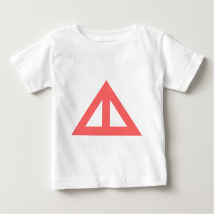 Divided Triangular Arrow Baby T-Shirt