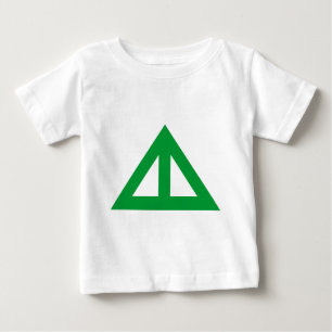 Divided Triangular Arrow Baby T-Shirt