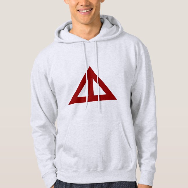 Divided Triangular Arrow Hoodie (Front)