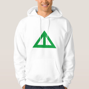 Divided Triangular Arrow Hoodie