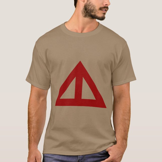 Divided Triangular Arrow T-Shirt (Front)