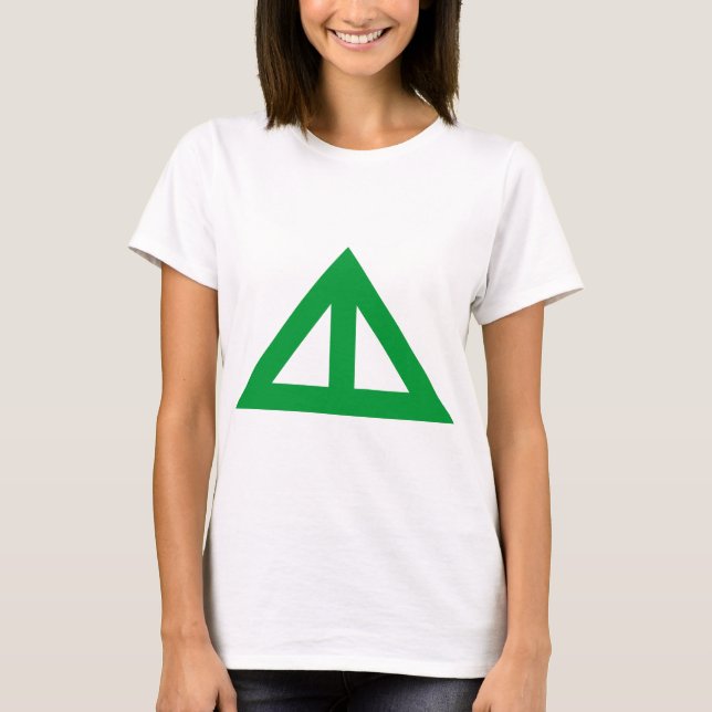 Divided Triangular Arrow T-Shirt (Front)