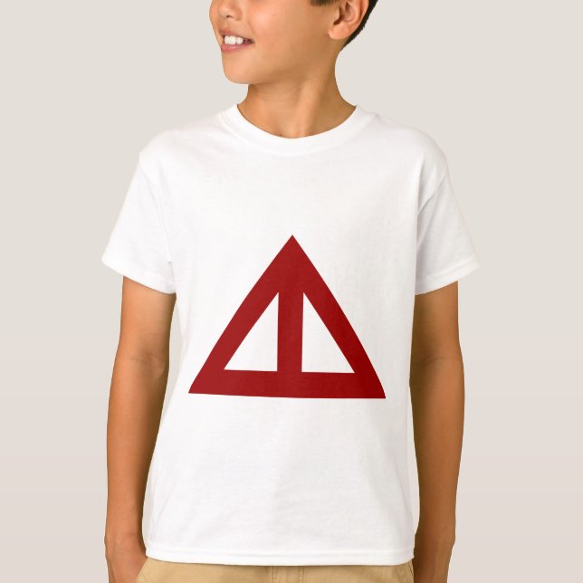 Divided Triangular Arrow T-Shirt (Front)