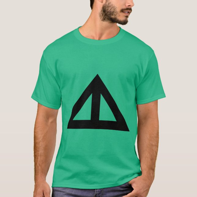 Divided Triangular Arrow T-Shirt (Front)
