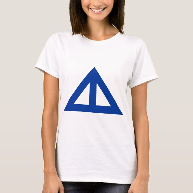 Divided Triangular Arrow T-Shirt (Front)