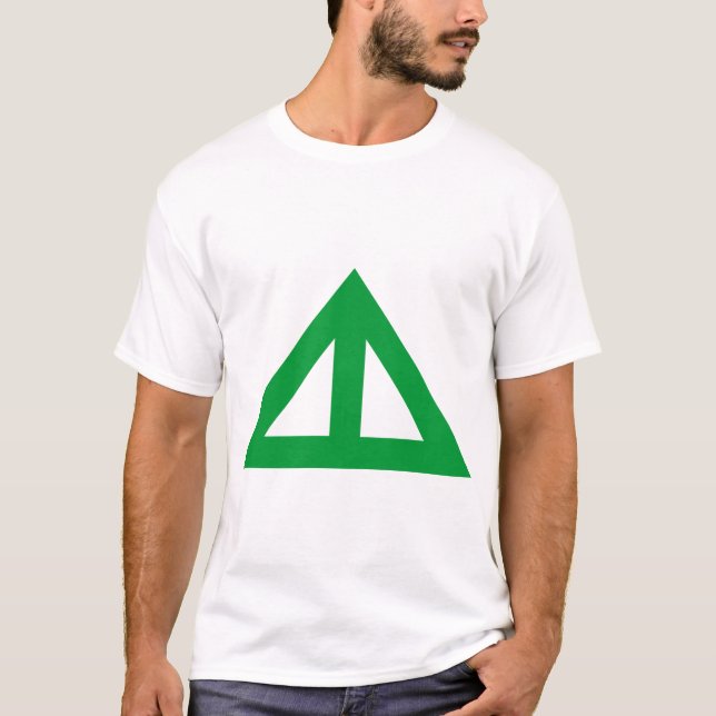 Divided Triangular Arrow T-Shirt (Front)