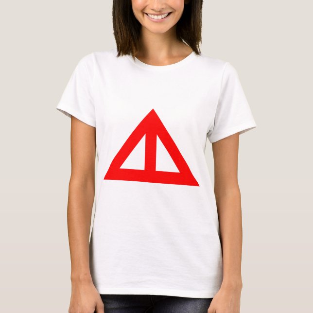 Divided Triangular Arrow T-Shirt (Front)