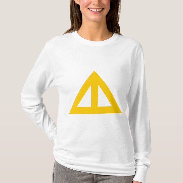 Divided Triangular Arrow T-Shirt (Front)