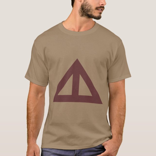 Divided Triangular Arrow T-Shirt (Front)