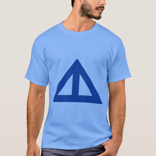 Divided Triangular Arrow T-Shirt (Front)