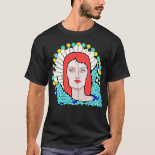 Divided Woman Face Portrait T-Shirt