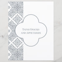 Divider Page for Grey Spanish Tile Binder