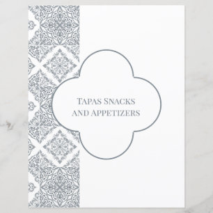 Divider Page for Grey Spanish Tile Binder