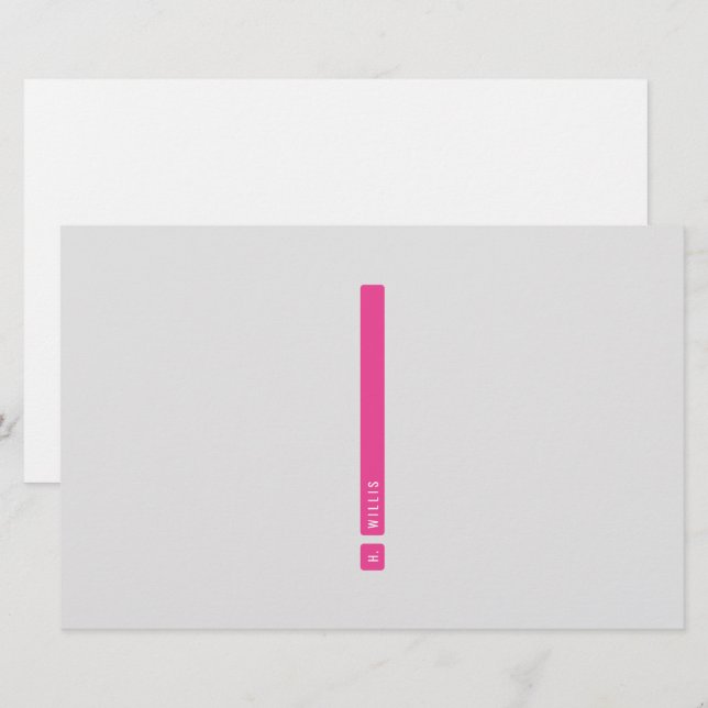 Dividing Bar Stationery (Front/Back)