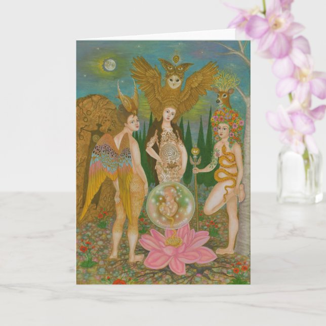 Divination by Tino Rodriguez Card (Orchid)