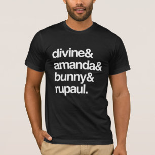 Divine Amanda Bunny and Ru T-Shirt