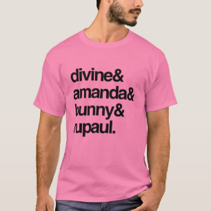 Divine Amanda Bunny and Ru T-Shirt