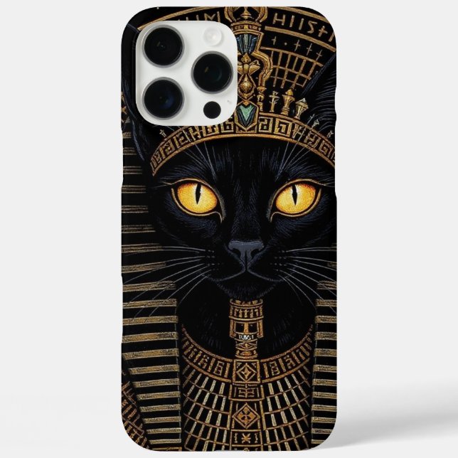  Divine Bastet Majestic iPhone Case Art (Back)