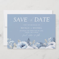 Divine Blue Gorgeous Floral Wedding