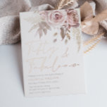 Divine Blush Rose Gold Foil 50th Birthday Party<br><div class="desc">Wonderful Blush Fifty & Fabulous 50th Birthday Party Rose Gold Foil Invitation - Fifty & Fabulous

See other invitations in our Niche and Nest Store</div>