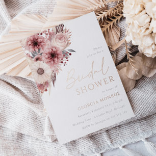 Divine Boho Blush Bridal Shower Rose Gold