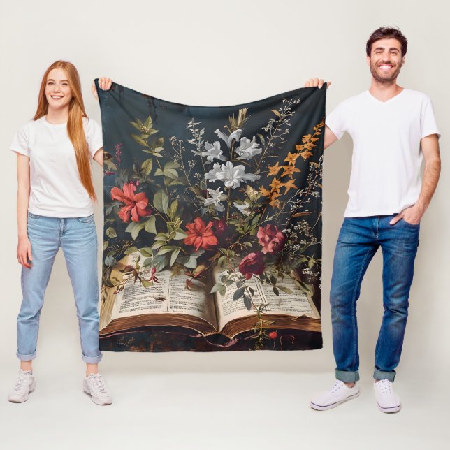 Divine Bouquet  Fleece Blanket (In Situ)