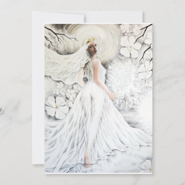 Divine bride invitation (Front)