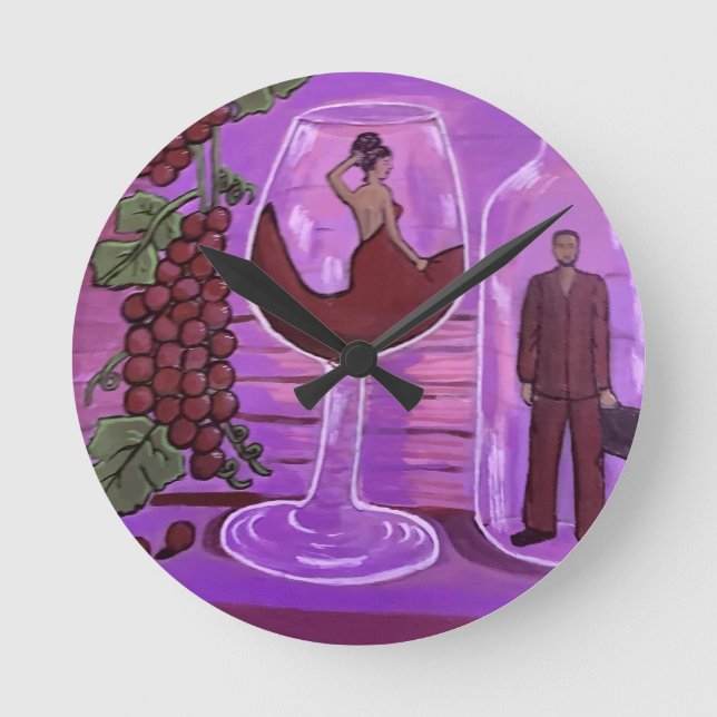 Divine Connection Clo Round Clock (Front)