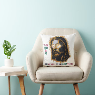 Divine Connection: Draw Near to God Cushion