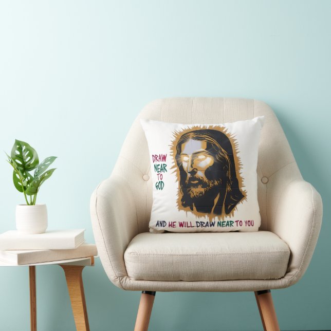 Divine Connection: Draw Near to God Cushion (Chair)