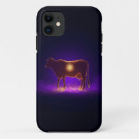 Divine Cow Silhouette | Govardhan Puja Spiritual