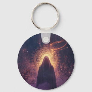 Divine Darkness – The Sacred Halloween Presence Key Ring