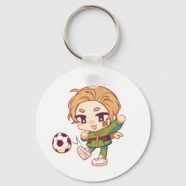Divine defender mini keychain (Front)