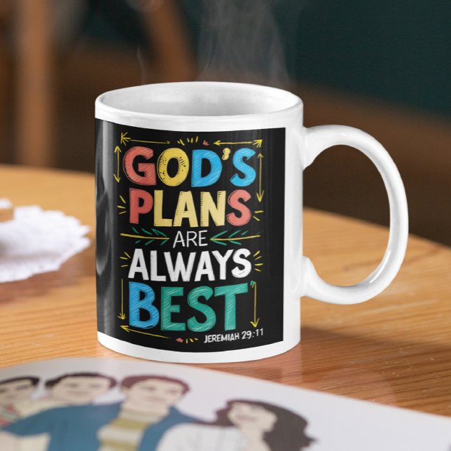 Divine Designs Gods plans are always best  Coffee Mug (Creator Uploaded)