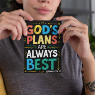 Divine Designs Gods plans are always best  Postcard