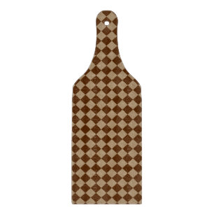 Divine Diamond Patterns_Chocolate Mocha Cutting Board