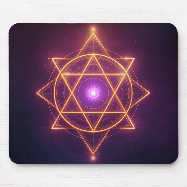 Divine Diwali Energy Flow | ArtivaNest Mouse Pad (Front)
