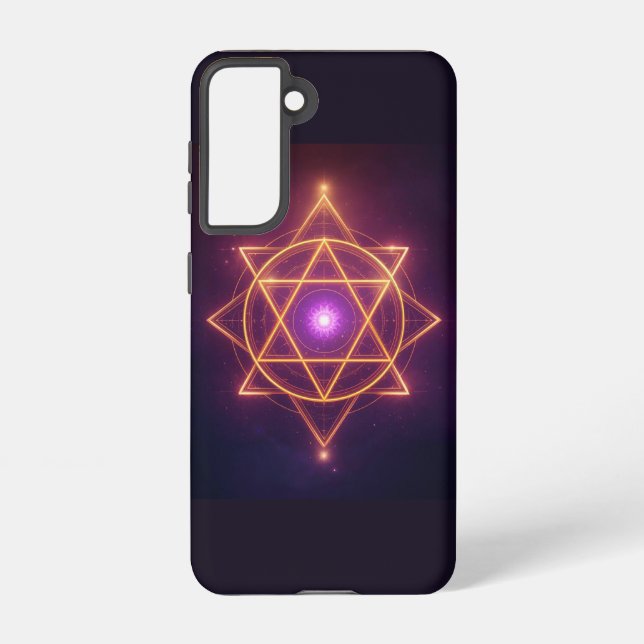 Divine Diwali Energy Flow | ArtivaNest Samsung Galaxy S21 Case (Back)