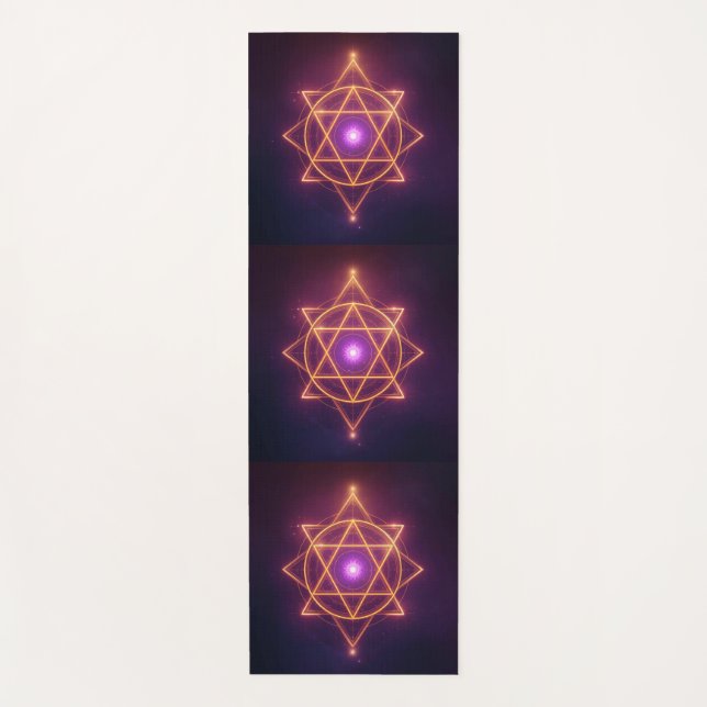 Divine Diwali Energy Flow | ArtivaNest Yoga Mat (Front)