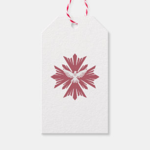Divine dove of peace gift tags