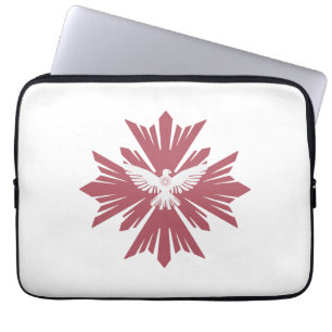 Divine dove of peace laptop sleeve